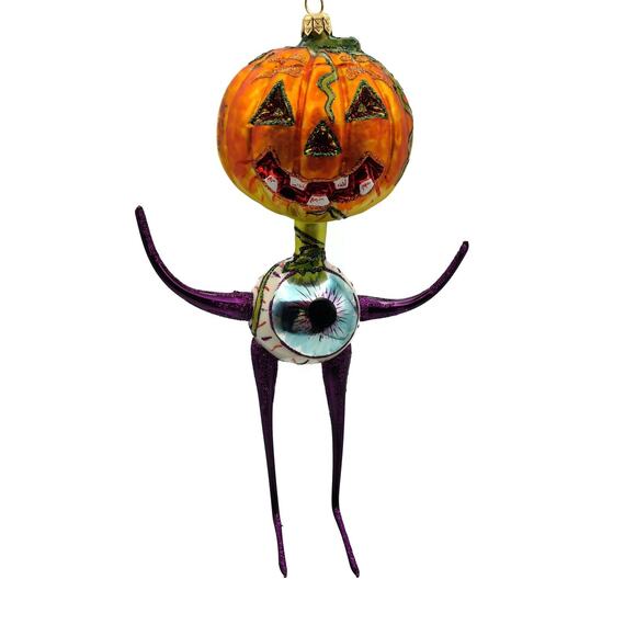 Slavic Treasures Ive Got Your Eye in Me Jack O Lantern Halloween Ornament D20M07 - Picture 1 of 8